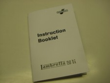 Lambretta Li 150 Series One S1 Owners Manual Instruction Booklet