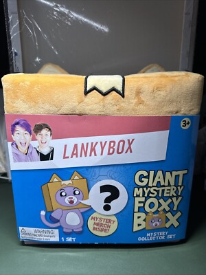 LANKYBOX - LANKY BOX - GIANT MYSTERY FOXY BOX - PLUSH STICKERS -SERIES 3 - NEW!!