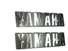 Yamaha Set of 2 Badges Chromed Emblems Decal XJ1100 XS1100 Fuel Gas Tank
