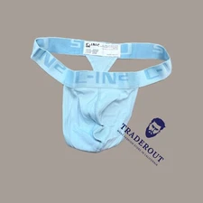 C-IN2 men Bond Blue core cotton classic Thong G-string underwear size S L XL