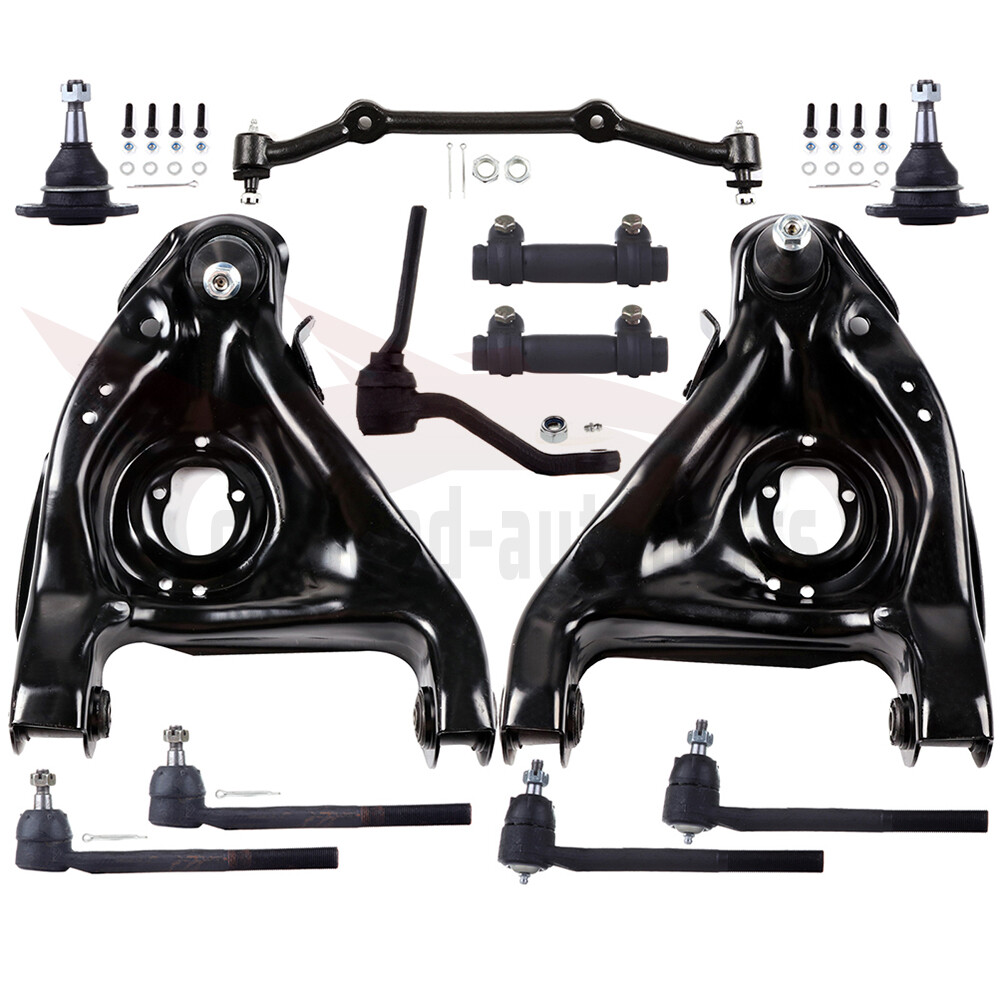 12PCS Front Suspension Control Arms Ball Joints Center Link Kit for Chevy Blazer GMC Jimmy