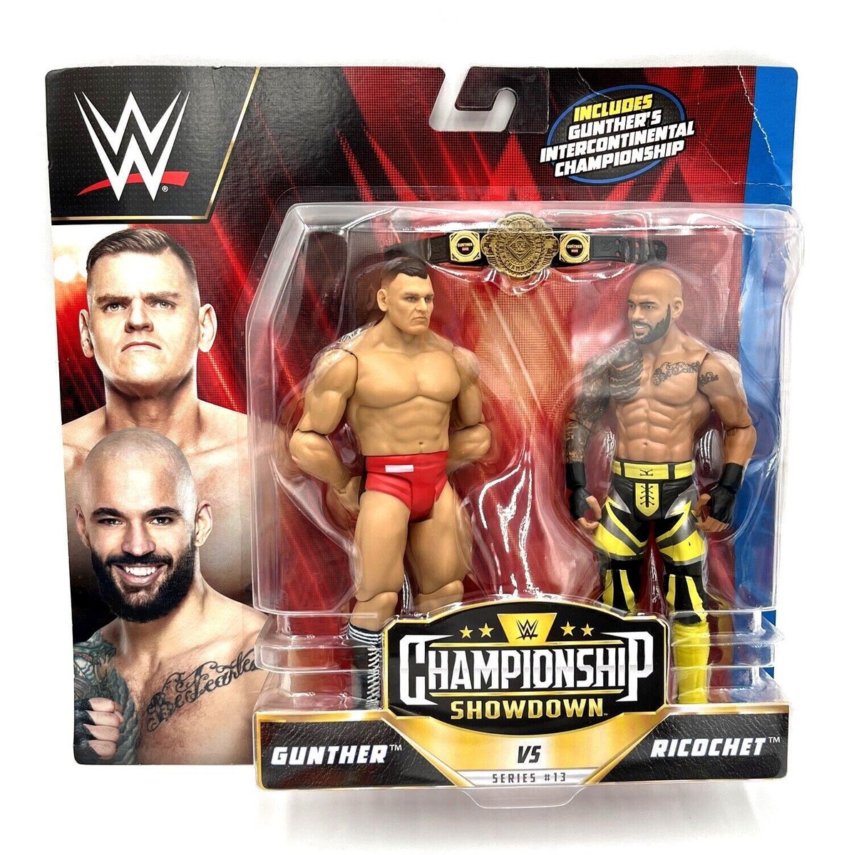 WWE Gunther Ricochet Championship Showdown 13 2-Pack WWE Gunther Ricochet Championship Showdown 13 2-Pack