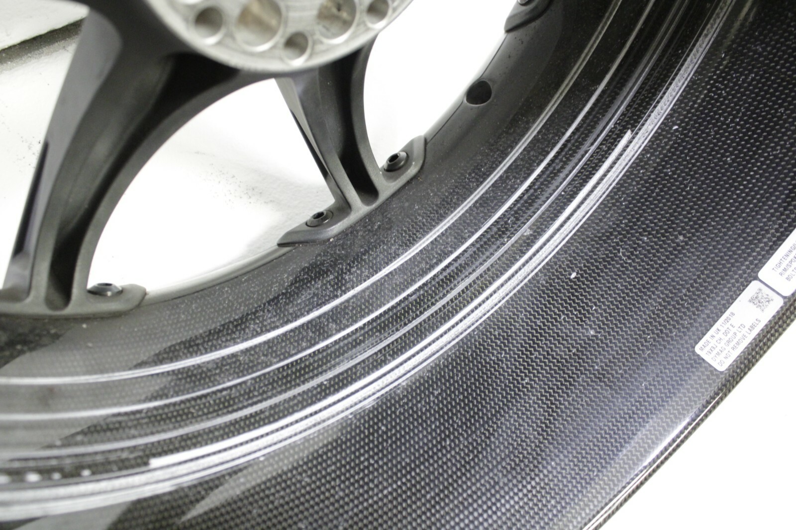 McLaren Senna 19 Inch 19 x 9 Front Carbon Fiber Wheel Rim OEM 2019 2020