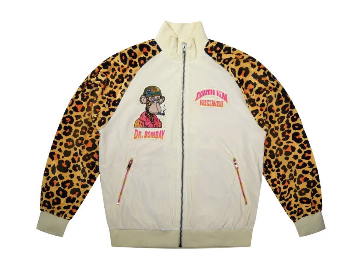 FILA Giacca da pista Death Row Records DR.Bombay avorio taglia XL rara