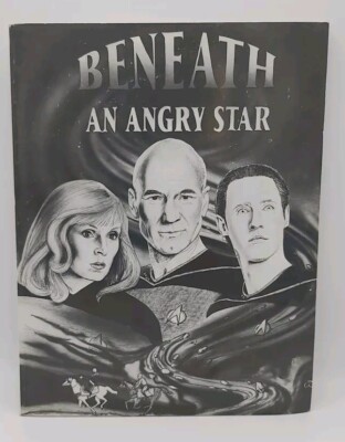 Beneath an Angry Star Jocelyn Sharman Softcover Signed Limited Ed. Star Trek