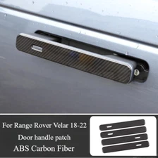 For Range Rover Velar 18-2022 Carbon Fiber Exterior Side Door Handle Cover Frame