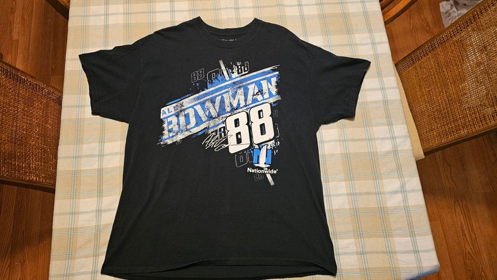 ALEX BOWMAN #88 NATIONWIDE T-SHIRT - SIZE XL