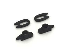LINEGEAR Lower  Upper Gaskets for Oakley Romeo1 - Black R1-GSK UD-BK 