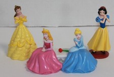 Lot 3 Disney Princess Cake Topper PVC Figures