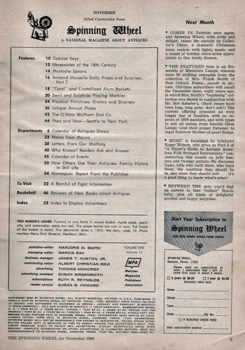 1966 Spinning Wheel Magazine, November Issue - Picture 3 of 7