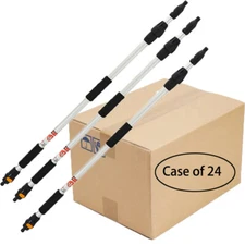 24 Pcs/CTN Telescoping Extension Pole for Car Wash Brushes Flow-Thru 42-68"