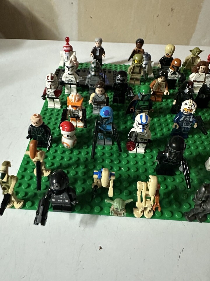 Bulk Lego Star Wars 45 Minifigures Lot Clone Troopers Droids Lots of ...