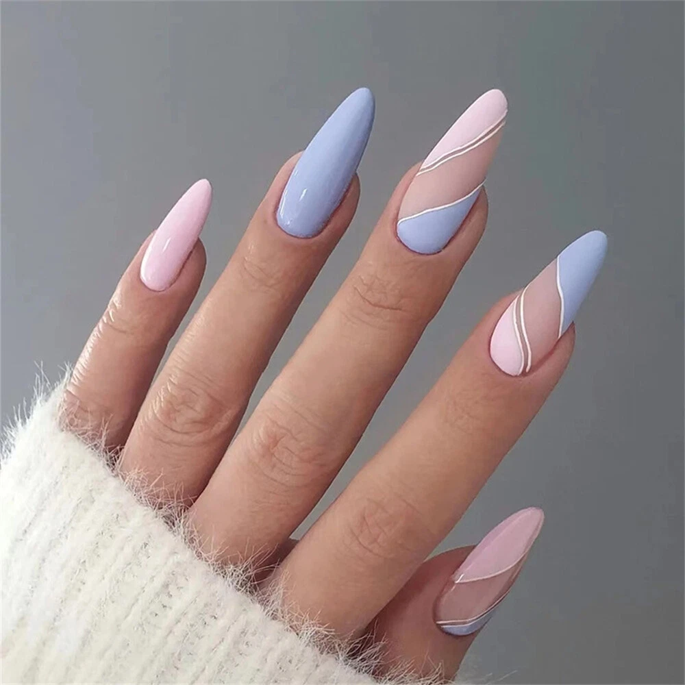 Amazon.com: Medium Square False Nails 500Pcs Half Matte Nail Extension Art  Tips Straight Tapered : Beauty & Personal Care