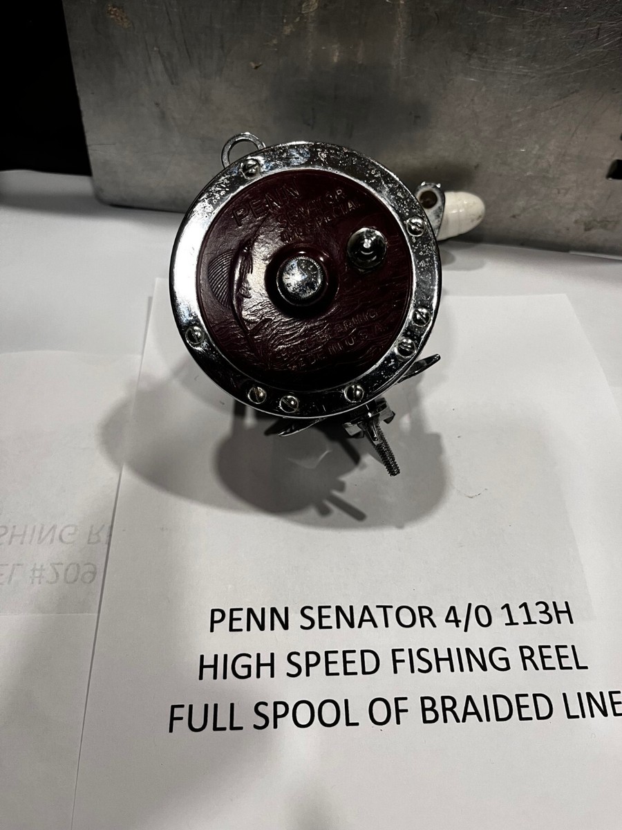PENN SENATOR 4/0 FISHING REEL | eBay UK