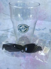 Pint Plus Beer Glass Pint Vessel  + Moustache