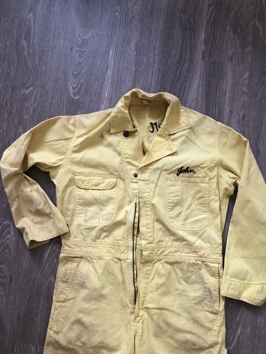 ジャケット・アウター 50's Aldens Vintage Coveralls Vintage 1950s Texaco Oil Gas Station Attendant Mechanic