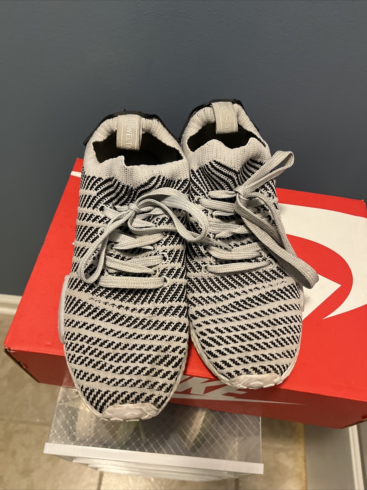 adidas gazelle silver green womens Adidas NMD R1 Primeknit Winter Grey Pack