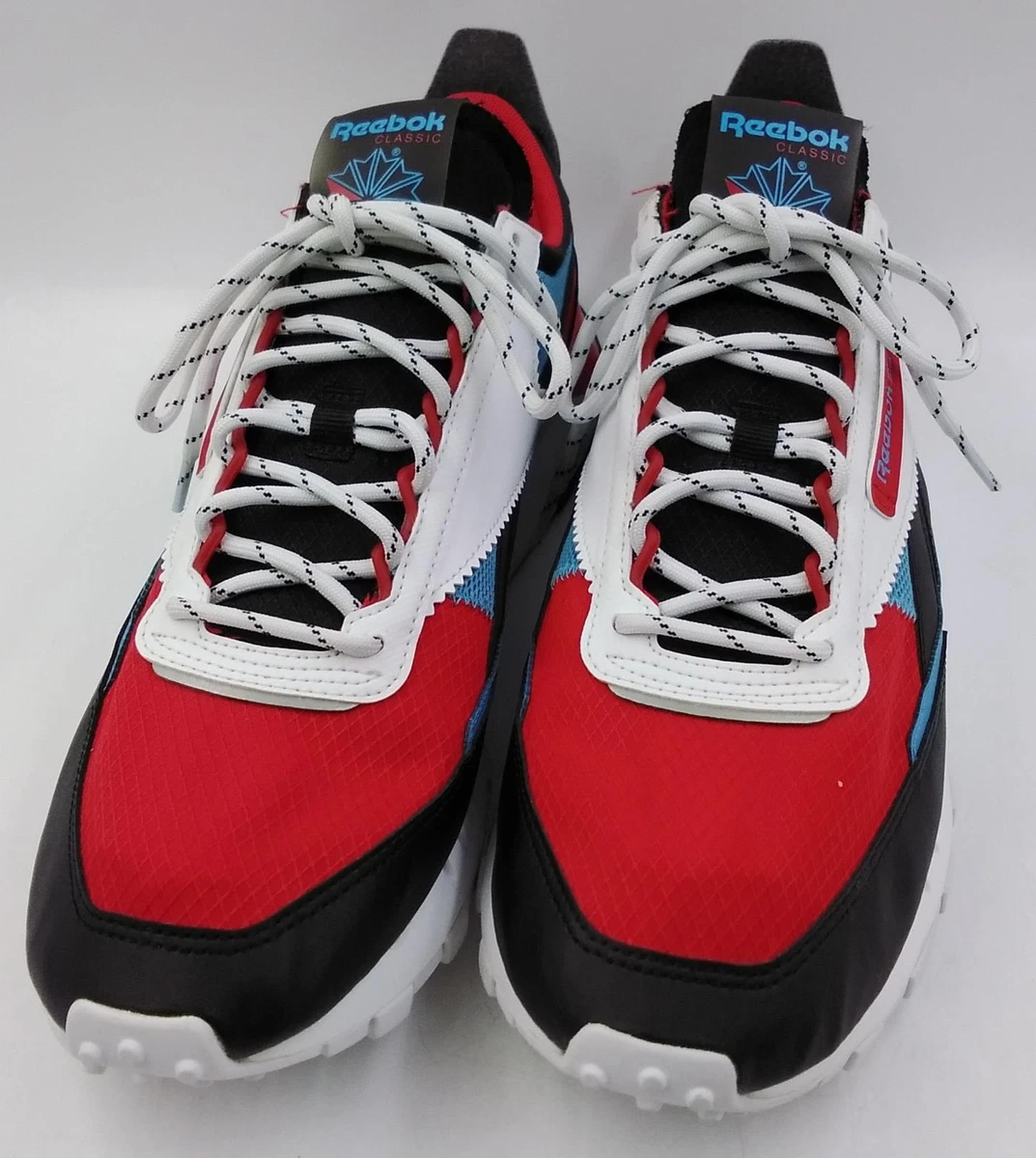 Reebok Womens Mens Classic Leather Legacy Red White Blue Sneaker Shoes Size 11.5