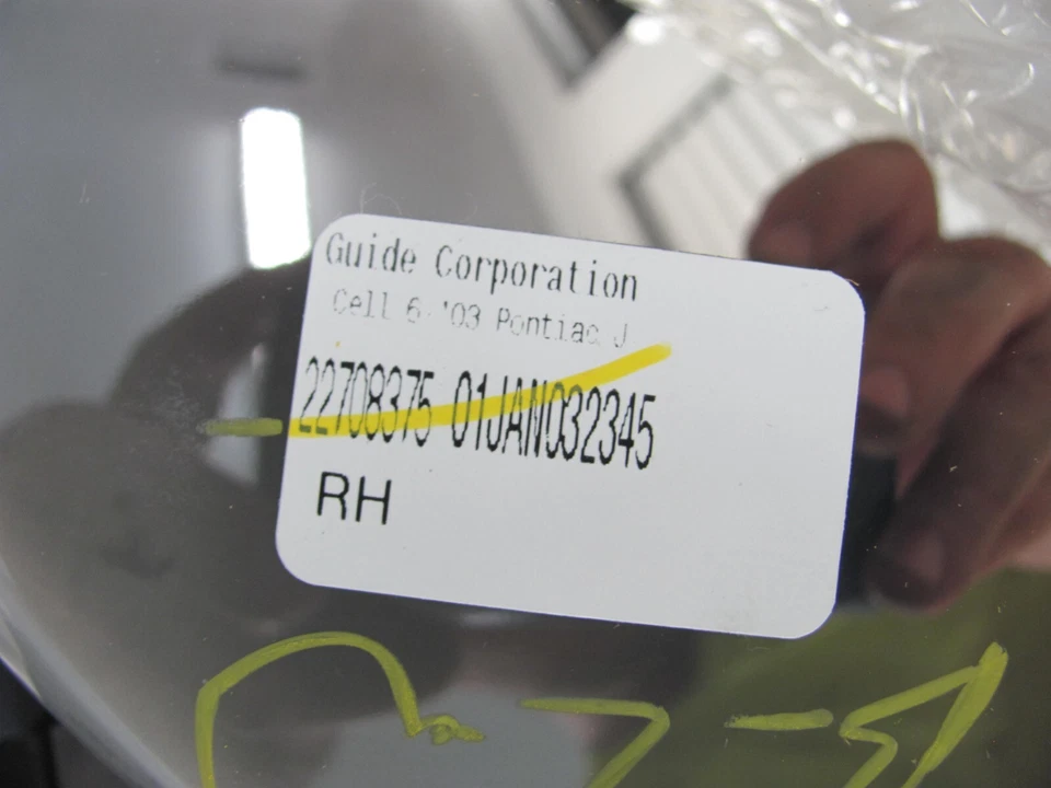 NOS GM 22708375 Headlight Headlamp RH RF 2003 2004 2005 Pontiac Sunfire - Image 3 of 4