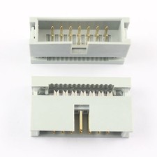 5Pcs 2.54mm 0.1" Pitch 2x7 Pin 14 Pin IDC Male Box Header Flat Cable Connector