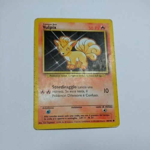Carte singole di giochi di carte collezionabili prima edizione pokémon set base