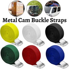 Heavy Duty Ratchet Tie Down Straps Car Roof Rack Belts Quick Release 25mm 1m&5m