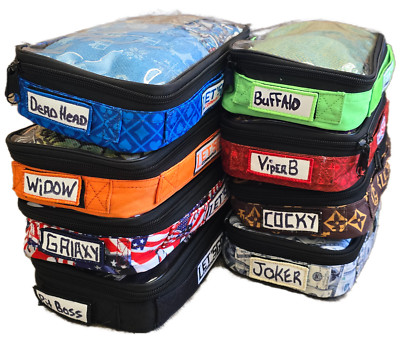 SINGLE Cornhole bag pouch insert carry case fits 4 bean bags used in Zucas