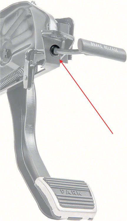 OER 3945592 1967-84 Park Brake Release Rod Grommet Pontiac Chevrolet Buick Olds