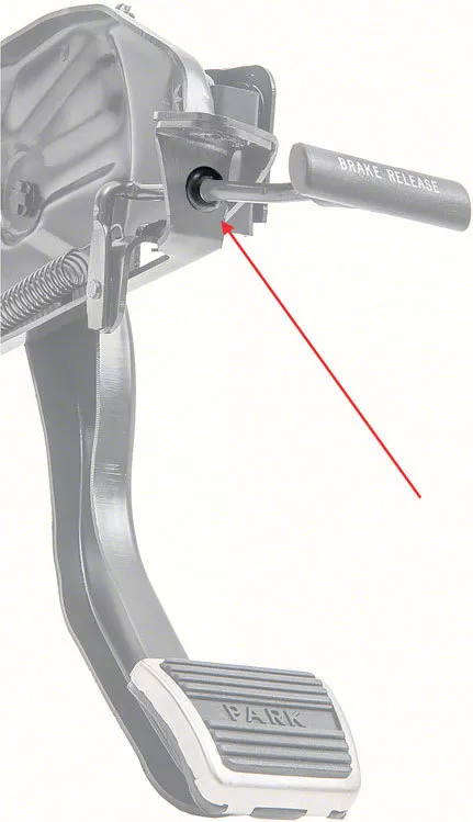 Ojal de varilla de liberación de freno de estacionamiento OER para Pontiac Chevrolet Buick Olds 1967-1984 Foto 3 de 4