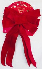 LARGE CHRISTMAS BOW RED Bend  Shape