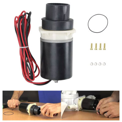 For Jabsco Motor Pump 37072-0092 12V Quiet Flush Designer Series Electric Toilet