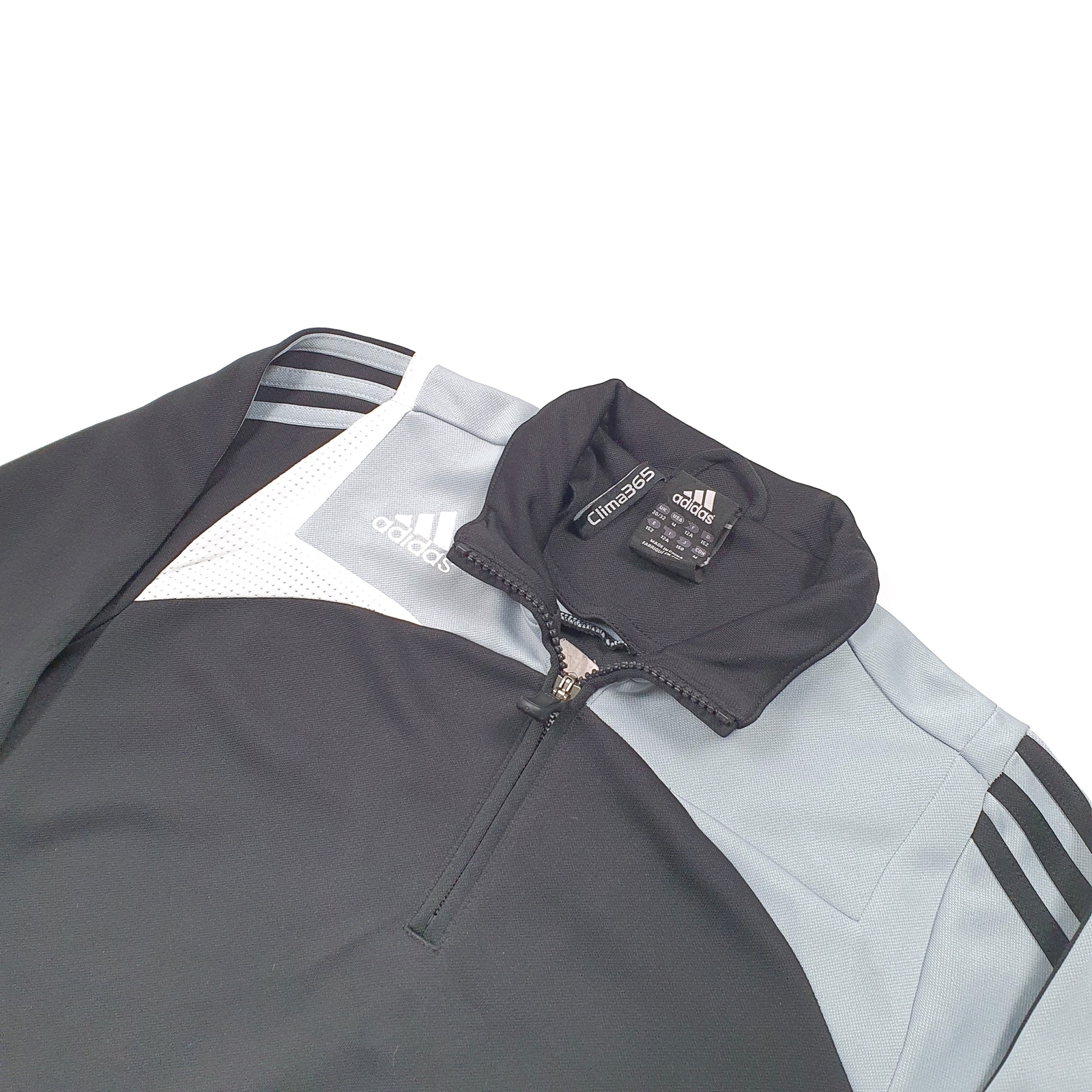 Mens ADIDAS Cotton 1/4 Quarter Zip Jumper Sweatshirt XS image 2