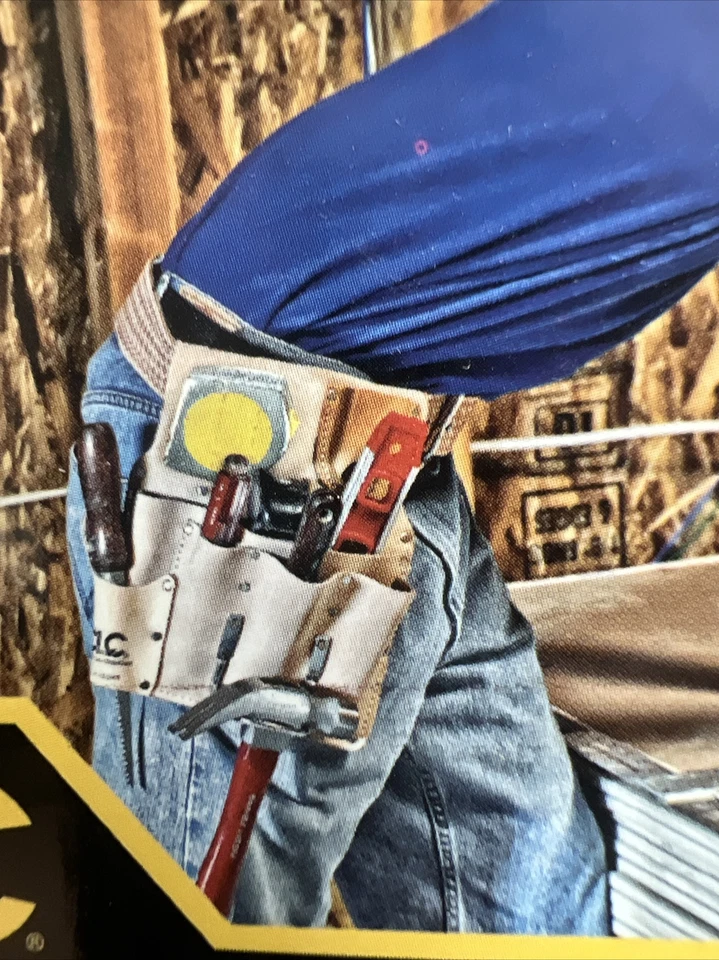 Heavy Duty Leather Tool Pouch Drywaller's 7 Pocket K485R1 Fits belts to 2¾” Wide - Image 2 of 3