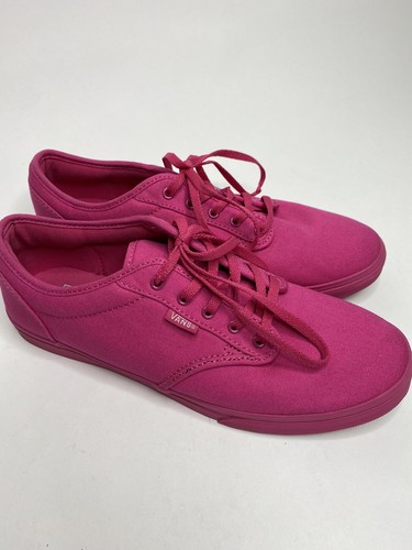 pink vans size 9