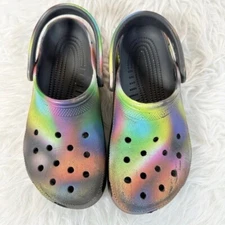 Crocs Women’s Size 6/Men’s Size 4 Solarized Tie Dye Classic Clog Shoes