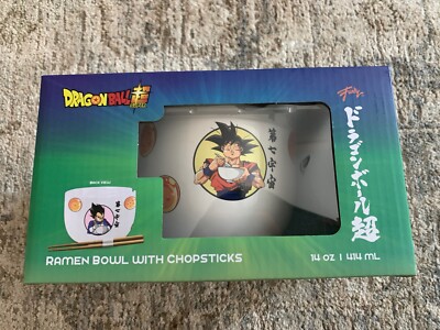Dragon Ball Z 14oz Super Shenron Ramen Bowl W/Chopsticks NEW! IN BOX