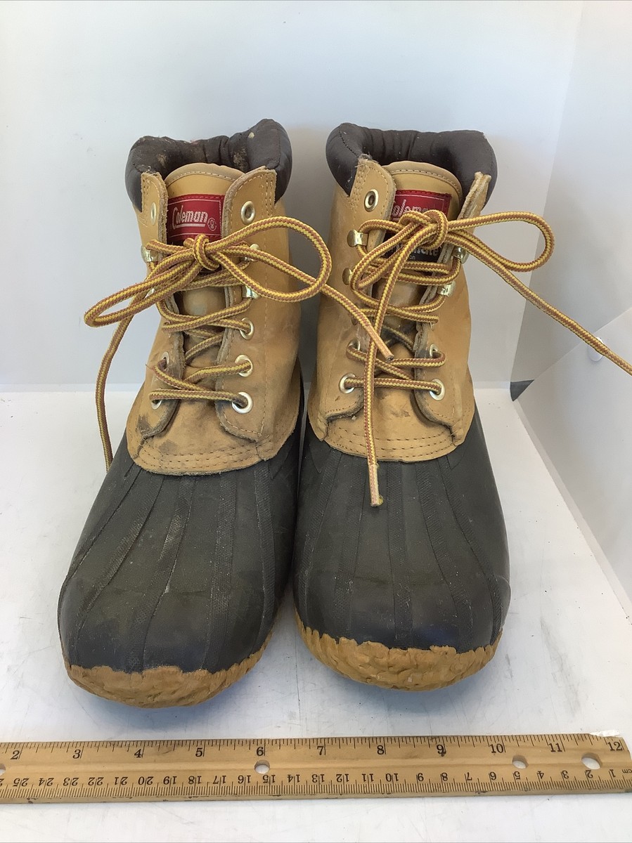 Coleman Thinsulate Steel Shank Duck Boots Men’s Size 10