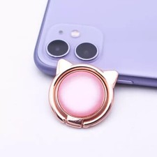 Phone Ring Holder Kitty Cat Cellphone Ring Stand Adhesive 1pc Rose Gold Cat Ring
