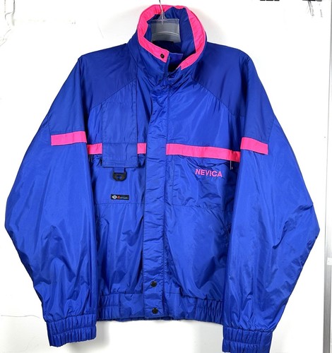 Nevica Ski Suit Mens Snowsuit Snow Jacket: 42 Pants: 46 Blue & Pink - Picture 7 of 24