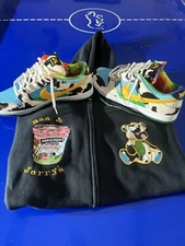 Ben N Jerry’s Dunk Style  Zip Up hoodie
