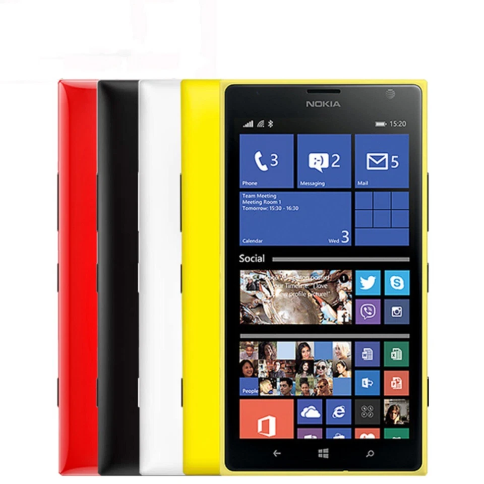Nokia Lumia 1520 Windows 10 2GB RAM Camera 20MP 32GB Bluetooth Mobile Phones - Image 2 of 4