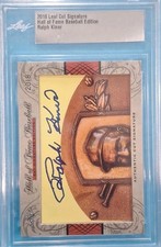 2018 Leaf Cut Signature Hall of Fame Baseball Edition Ralph Kiner Authentic Cut