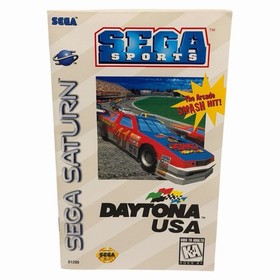 Daytona USA (Sega Saturn, 1995) Authentic CIB Complete w/ Manual Tested