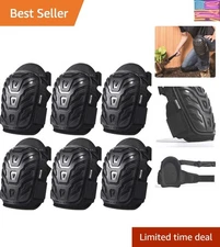 Adjustable Non-Slip Heavy-Duty Knee Pads for Professionals - Comfort & Support