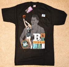 NOS Vintage Salem Sportwear Rex Chapman Charlotte Hornets Shirt - L HL6