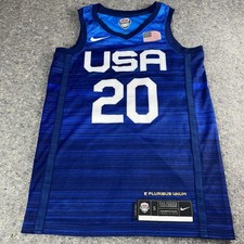 Nike Team USA 2020 Basketball Dri-FIT Jersey Men's Small/Blue