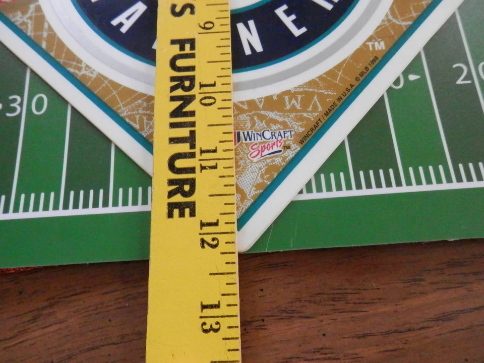 Mariners home plate sign, 1998, New Vintage MLB 90's - Image 4 of 4