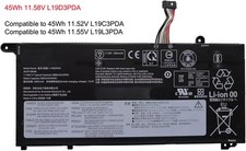 3 Cell 45Wh 11.52V Battery For Lenovo ThinkBook 15 G4 IAP/ABA, 15 G5 IRL/ABP