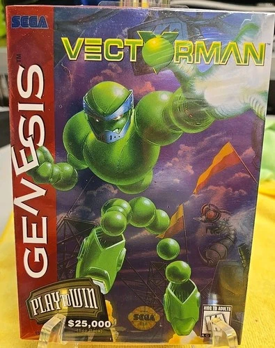 Vectorman (Sega Genesis, 1995) Brand New. Factory Sealed. First print.