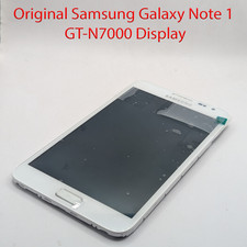 Display originale Samsung Galaxy Note 1 GT-N7000 AMOLED + cornice bianca